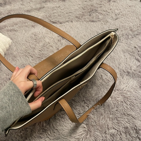 Nine West Brown Tote Bag - Picture 5 of 6